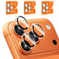 QHOHQ 3 Set Camera Lens Protector for iPhone 17 Pro Max/17 Pro/16 Pro Max/16 Pro/15 Pro Max/15 Pro, Individual Anti Shatter Lens Protector