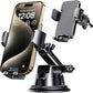 Qifutan Dash Mounted Holders Phone Holders for Your Car Phone Mount for Car Windshield Dashboard Air Vent Universal Desk Mounts Hands Free Automobile