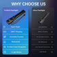 Rechargeable Flashlights 2 Pack, Super Bright High Lumens Flash Light, 5 Modes Zoomable Linternas with LCD Digital Display