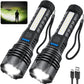 Rechargeable Flashlights High Lumens, 7Mode Super Bright Flashlight Powerful, Adjustable Tactical Flash Light High Powered, LED Flashlights