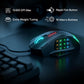 Redragon M908 Impact RGB LED MMO Gaming Mouse with 12 Side Buttons, Optical Wired Ergonomic Mouse with Max 12,400DPI, High Precision