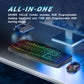 Redragon S101-3 PRO Gaming Keyboard and Mouse, RGB Backlit Programmable Keyboard Mouse with Software, Independent Macro Record Keys, Value Combo Set