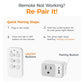 Remote Control Outlet, TESSAN Electrical Light Switch, Plug in Wall Plug with ON/Off Switch for Indoor String Lights, Lamps, Home Small Appliances
