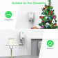 Remote Control Outlet, TESSAN Wireless Electrical Plug Switch for Lights, Lamps, Fans, 100ft RF Range, 1200W (1 Remote + 1 Outlet)