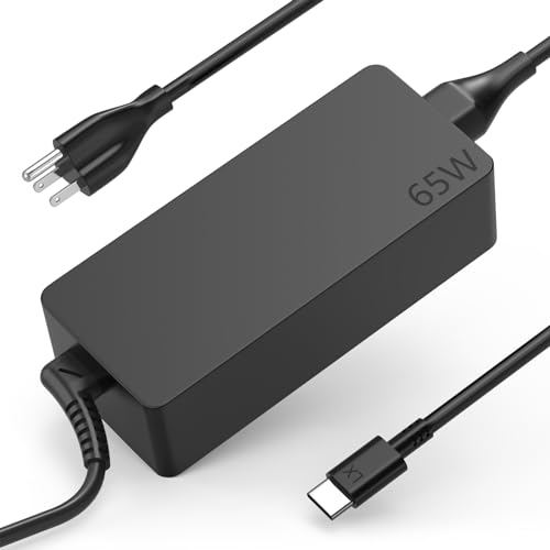 Replacement for 65W Lenovo Laptop Charger USB C, Compatible with Lenovo ThinkPad T480s T580s T490 E480 E580 Chromebook C330 S330 100e 300e 500e