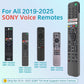 Replacement for Sony TV Remote, for All 2019-2025 Sony Remote Control for Bravia Smart TV with Voice Control.