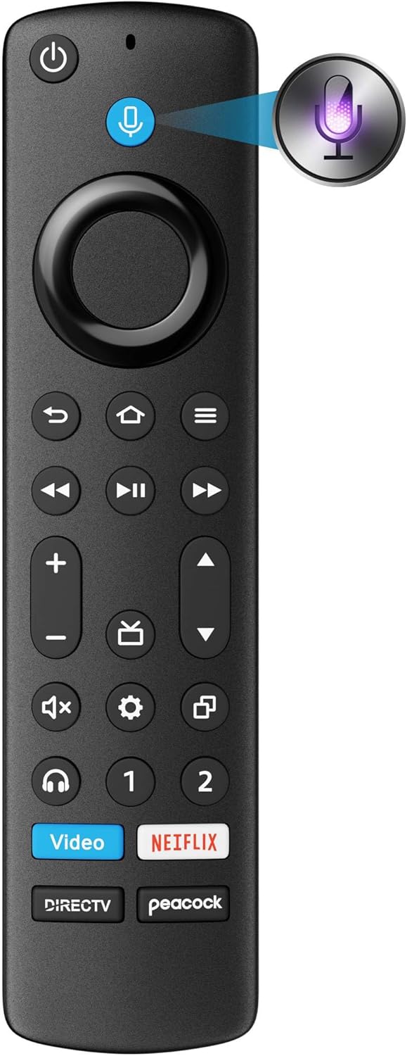 Replacement Voice Remote for Insignia, Toshiba, Hisense, TCL Smart TV 2025, Universal TV Remote Compatible with TCL, Google Philips, Sony