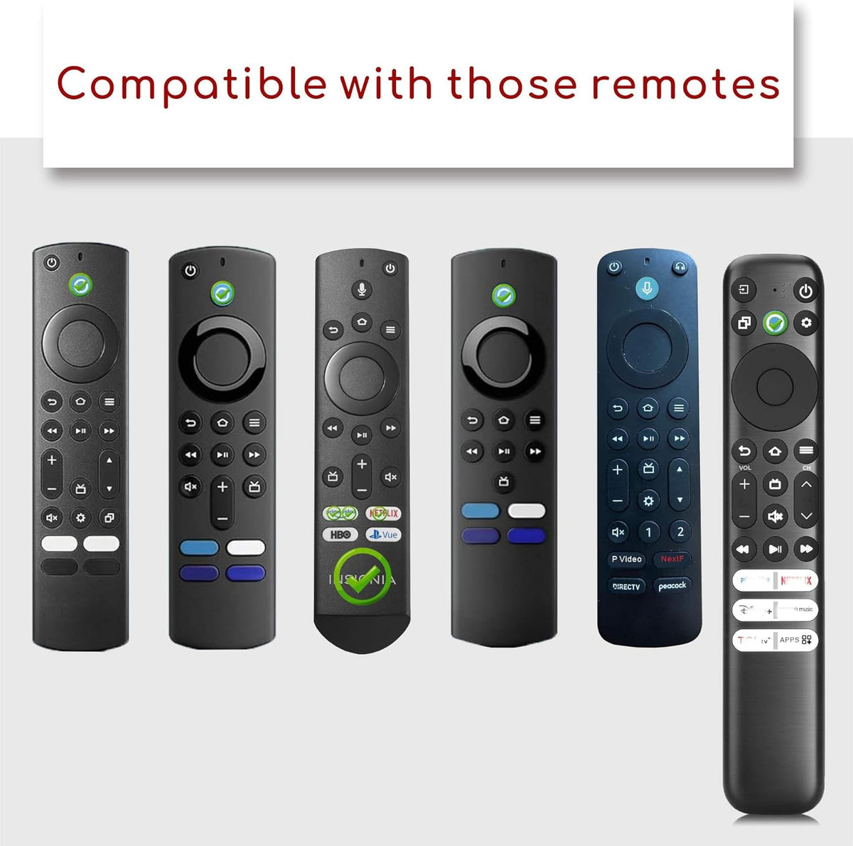 Replacement Voice Remote for Insignia, Toshiba, Hisense, TCL Smart TV 2025, Universal TV Remote Compatible with TCL, Google Philips, Sony
