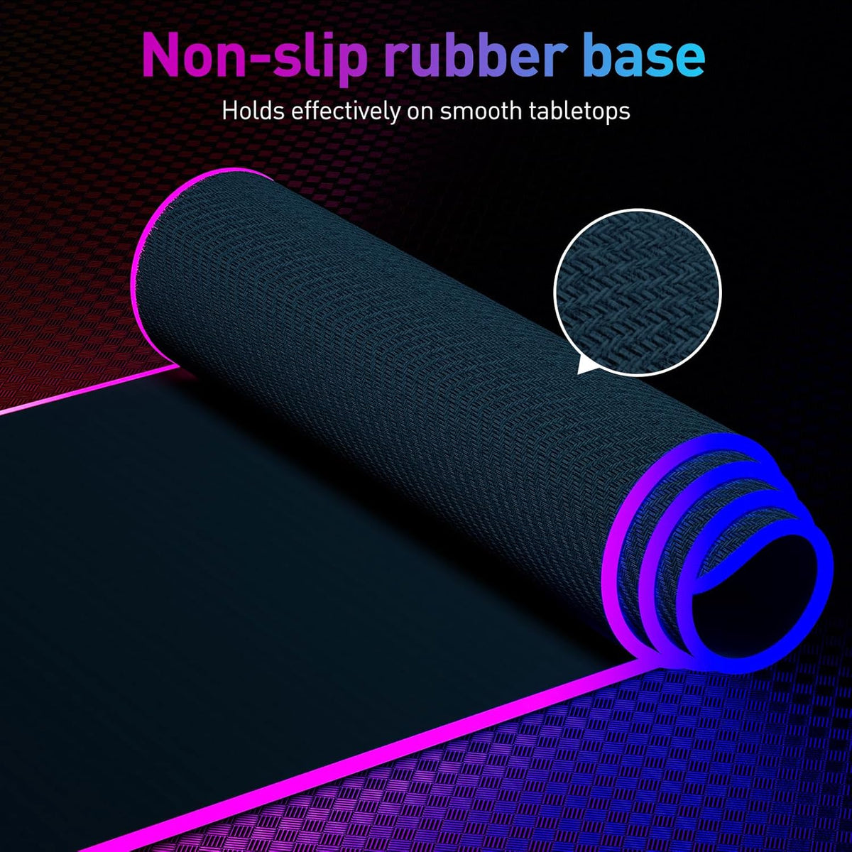 RGB Mousepad Led Mouse Pad, Large Mouse Pad,Led and Big Mouse mat