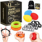 roygra Grip Strength Trainer (8 Pack), Forearm Strengthener, Stress Balls for Adults, Hand Strengthening Devices, Wrist Finger Strengthener