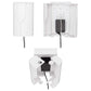 Safety Innovations Twin Door Baby Safety Outlet Cover Box for Babyproofing Outlets - More Interior Space for Extra Large Electrical Plugs (1-Pack)