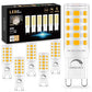 Sailstar G9 LED Bulb Dimmable 2700K Soft Warm White 6 Pack, T4 G9 4W Replacement for 40 Watts Halogen, Ceramic Bi Pin Base