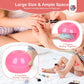 SAVILAND Nail Dryer for Regular Polish, Nail Dryer for Kids Quick Dry Nail Polish Dryer Mini Nail Fan Dryer