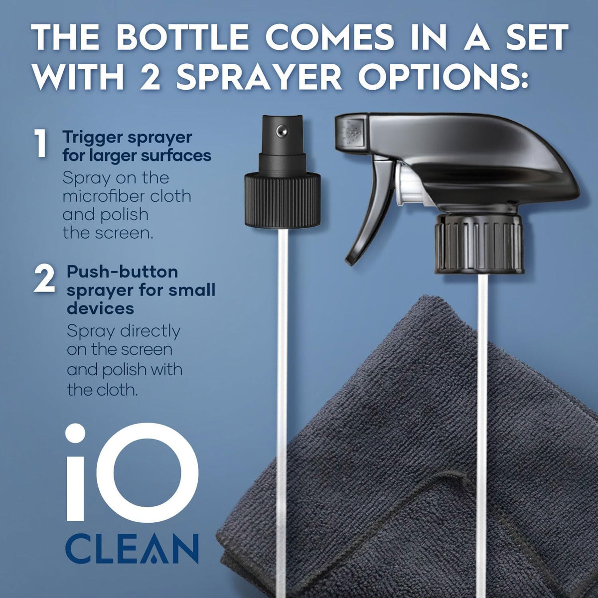 Screen Cleaner Spray (16oz - 473ml) - Large Cleaning Kit for LCD LED OLED TV, Smartphone, iPad, Laptop, Touchscreen, Computer Monitor