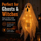 Seagenck Halloween Sound Effects Box with 3 LED Lights, Sound Activated Screaming Prop Module for Pumpkins, Ghosts, Witches, Haunted House