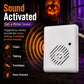 Seagenck Halloween Sound Effects Box with 3 LED Lights, Sound Activated Screaming Prop Module for Pumpkins, Ghosts, Witches, Haunted House