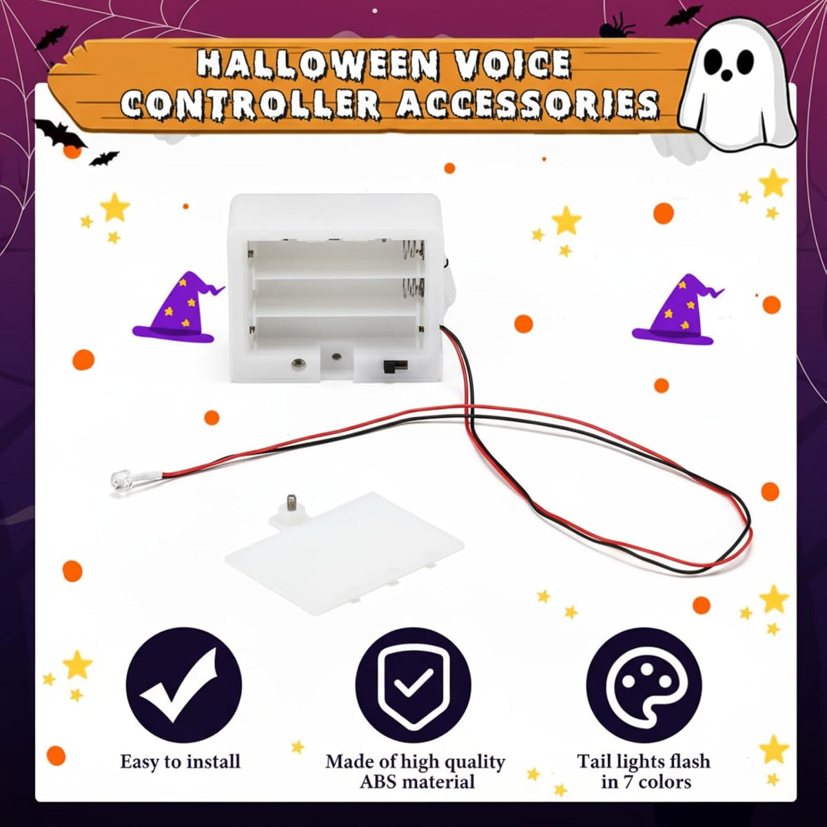 Seenelling Halloween Sound Sensor,2 Pcs