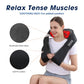 Shiatsu Neck & Back Massager with Heat - Electric 3D Kneading Massage Pillow for Neck, Shoulders & Back (Home, Office & Car Use, NOT Cordless)