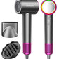 SHRATE Professional High Speed Ionic Hair Dryer - Ultra-Fast Drying - 500 Million Negative Ions - Low Noise - 160000 RPM - Compact Blow Dryer