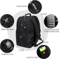 SHRRADOO Extra Large 50L Travel Laptop Backpack with USB Charging Port, College High School Backpack Airline Approved Business Work Bag Fits 17 Inch