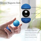 Silicone Magnetic Balls Fidget Toys for Adults & Teens, 4PCS Stress Relief Sensory Toys, Fun Textures Gadgets, Office Desk Toy