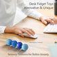 Silicone Magnetic Balls Fidget Toys for Adults & Teens, 4PCS Stress Relief Sensory Toys, Fun Textures Gadgets, Office Desk Toy
