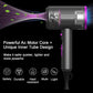 slopehill Professional Ionic Hair Dryer, Powerful 1800W Fast Drying Low Noise Blow Dryer with 2 Concentrator Nozzle 1 Diffuser Attachments