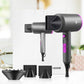 slopehill Professional Ionic Hair Dryer, Powerful 1800W Fast Drying Low Noise Blow Dryer with 2 Concentrator Nozzle 1 Diffuser Attachments