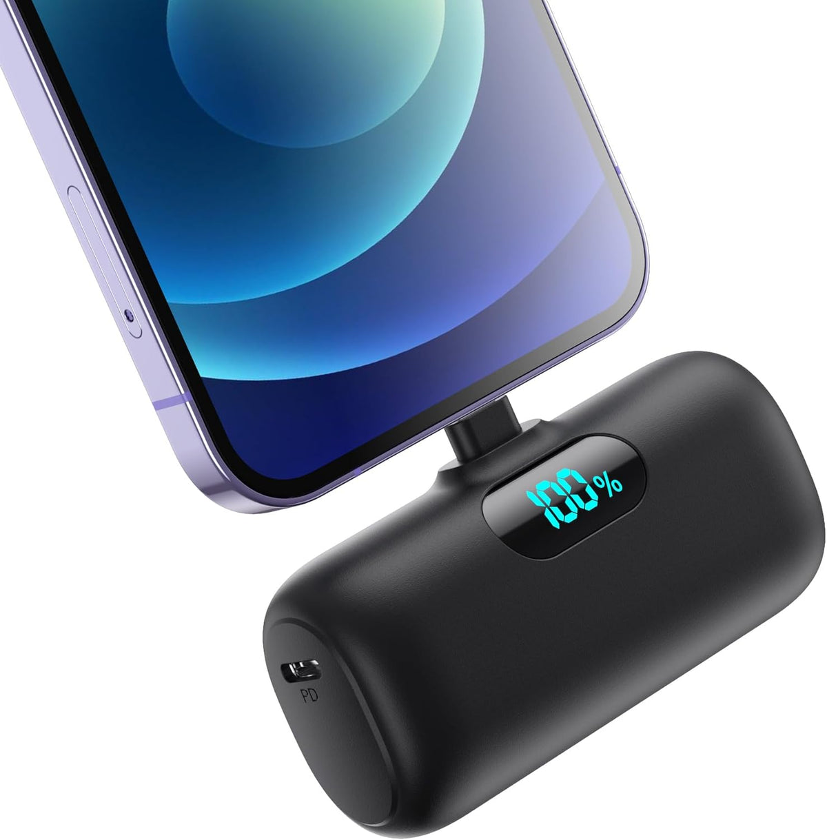 Small Portable Charger for iPhone 5000mAh, PD Fast Charging Power Bank, Mini Battery Pack Portable Phone Charger Travel Essentials