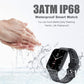 Smart Watch for Men Women Compatible with iPhone Samsung Android Phone 1.83 inch Full Touch Screen IP68 Waterproof Bluetooh Fitness Tracker (Black)