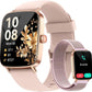Smart Watch for Women, 1.85" HD Smartwatch Compatible iPhone/Samsung/Android (Answer/Make Calls), 100+ Sport Modes Fitness Tracker