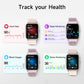 Smart Watch for Women, 1.85" HD Smartwatch Compatible iPhone/Samsung/Android (Answer/Make Calls), 100+ Sport Modes Fitness Tracker