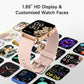 Smart Watch for Women, 1.85" HD Smartwatch Compatible iPhone/Samsung/Android (Answer/Make Calls), 100+ Sport Modes Fitness Tracker