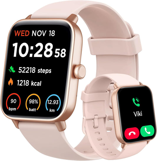 Smart Watch for Women Android & iPhone, Alexa Built-in, IP68 Waterproof Activity Fitness Tracker with Bluetooth Call (Answer/Make), 1.8" Smartwatch