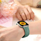 SNBLK 6 Pack Floral Engraved Bands Compatible with Apple Watch Bands 40mm 41mm 42mm 38mm 44mm 45mm 46mm 49mm Women Men, Silicone Flower Pattern Strap