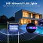 Solar Bug Zapper Outdoor, Mosquito Zapper Waterproof Electric Fly Zapper Rechargeable Mosquito Killer Lamp with 10W Solar Panel