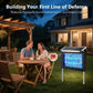 Solar Bug Zapper Outdoor, Mosquito Zapper Waterproof Electric Fly Zapper Rechargeable Mosquito Killer Lamp with 10W Solar Panel