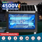 Solar Bug Zapper Outdoor, PhatroyYee Mosquito Zapper 4500V, Waterproof Portable Fly Zapper, Rechargeable Electric Mosquito Killer