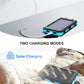 Solar Charger, 38800mAh Solar Power Bank, Waterproof External Backup Battery Power Pack with USB C Input/Output/LED Flashlights Compatible with iPhone