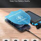 Solar Charger, 38800mAh Solar Power Bank, Waterproof External Backup Battery Power Pack with USB C Input/Output/LED Flashlights Compatible with iPhone