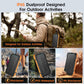 Solar Power Bank, 49800mAh Wireless Portable Phone Charger with Built-in 4 Cables, 22.5W Fast Charging External Battery Pack PD 3.0 USB-C In/Output