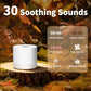 Sound Machine Mini White Noise Machine with 30 Soothing Sounds 4 Timers Memory Function for Newborn Baby Kids Adults Portable Rechargeable Sleep Brown