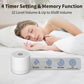 Sound Machine Mini White Noise Machine with 30 Soothing Sounds 4 Timers Memory Function for Newborn Baby Kids Adults Portable Rechargeable Sleep Brown