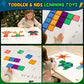 Soyee Magnetic Tiles Toddler Toys Magnetic Building Blocks for Kids Ages 3-12 STEM Educational Toys for Girls & Boys Sensory Toys for Kids