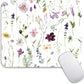 Square Mouse Pad Beautiful Flowers Plants, Personalized Premium-Textured Custom Mouse Mat Design, Washable Mousepad Cloth