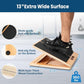 StrongTek 13” Wide Portable Wooden Slant Board, 5-Level Incline (15°-35°), Lower Grip Handle, Beginner Friendly, Non-Slip Surface