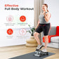 Sunny Health & Fitness Mini Steppers for Exercise at Home, Stair Step Workout Machine with Resistance Bands, Full Body Cardio Equipment