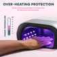 SUNUV SUN3 Professional UV Light for Gel Nails, LED Nail Lamp for Gel Polish with 4-Timer and Sensor, 39 PCS LED Beads