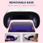 SUNUV SUN3 Professional UV Light for Gel Nails, LED Nail Lamp for Gel Polish with 4-Timer and Sensor, 39 PCS LED Beads