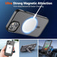 SUPFINE Magnetic for iPhone 14 Case & iPhone 13 Case (Compatible with MagSafe)(Drop Protection) Translucent Matte Shockproof (Black)